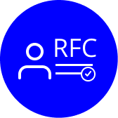 icono azul RFC
