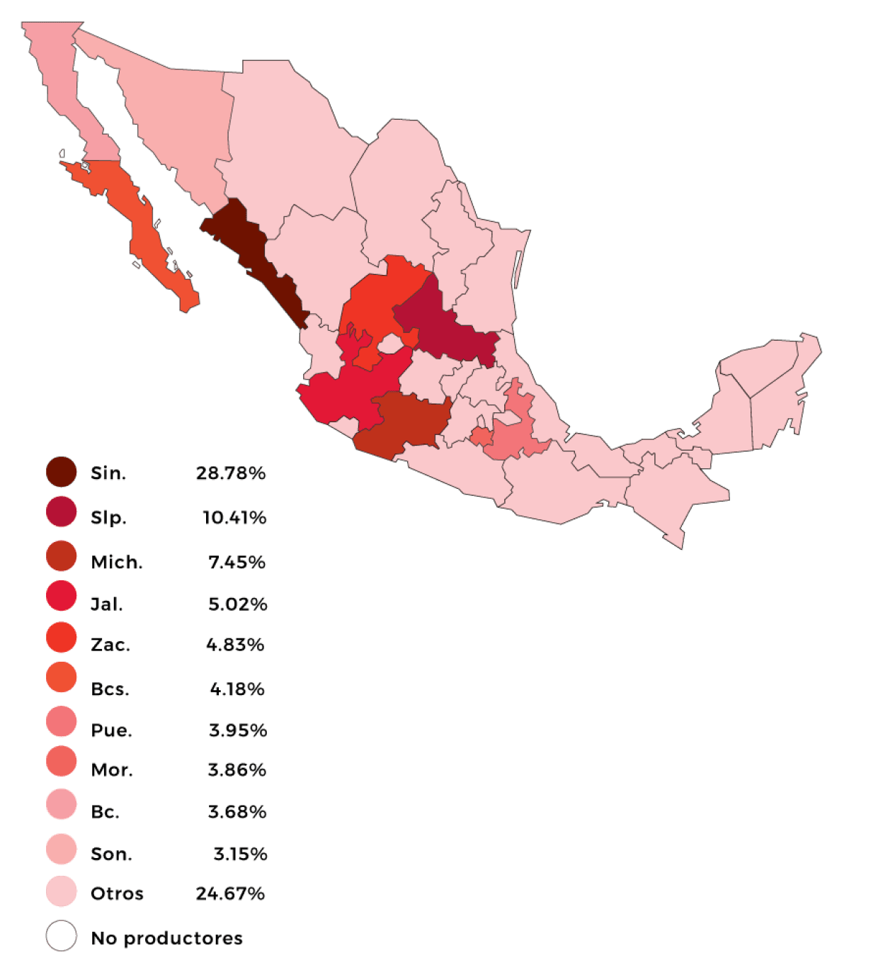 mapa mexico jitotame precios